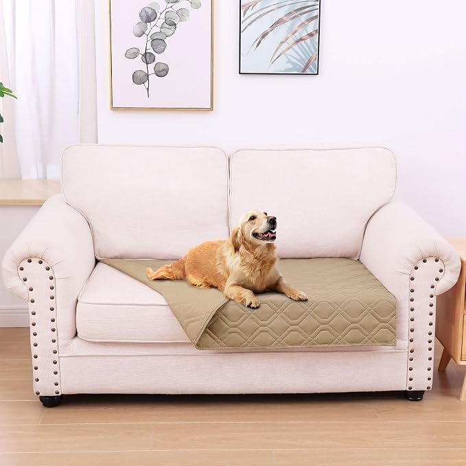 hyha Waterproof Dog Bed Blanket, Soft Pet Blankets, Waterproof Couch Cover by hyha