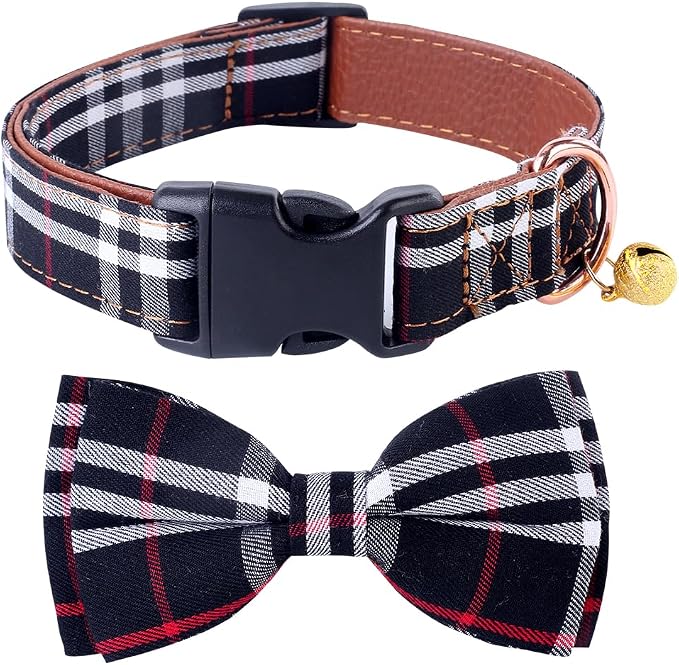 Yizepet Dog Collar with Bow Tie- Adjustable pet Collar - Image 2