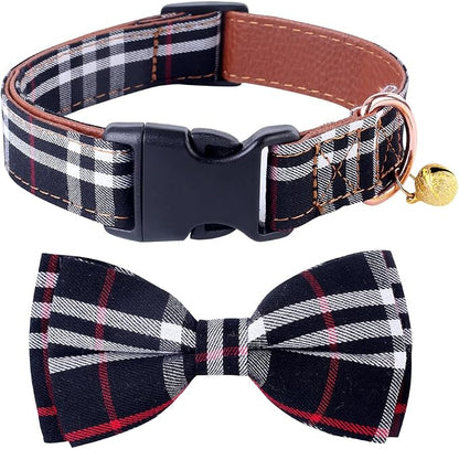 Yizepet Dog Collar with Bow Tie- Adjustable pet Collar - Image 2
