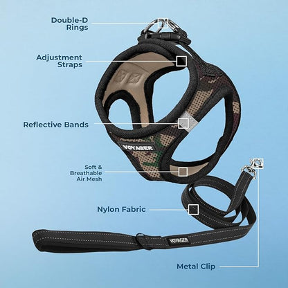 Best Pet Supplies Voyager Step-in Air All Weather Mesh Harness and Reflective - Image 3
