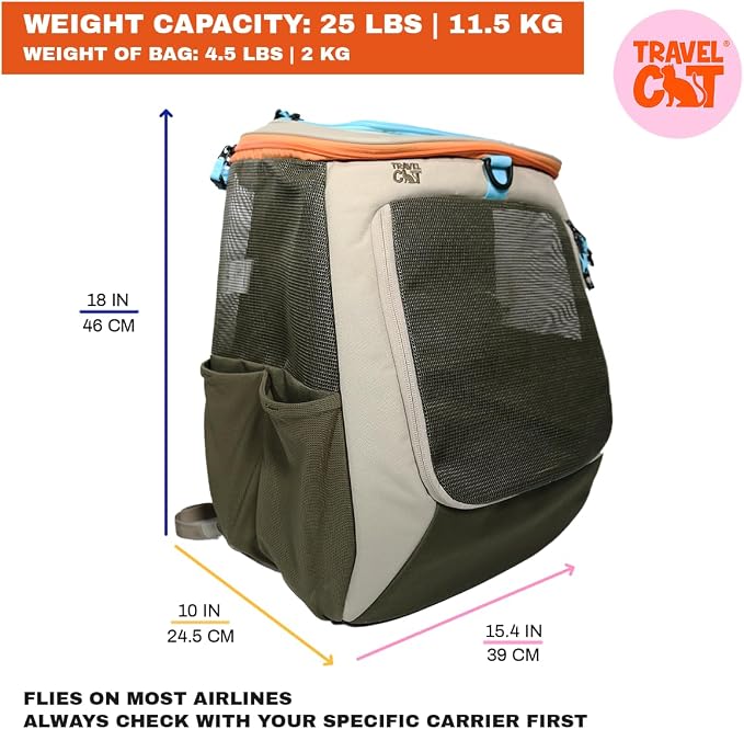 Travel Cat Backpack Carrier - Image 9