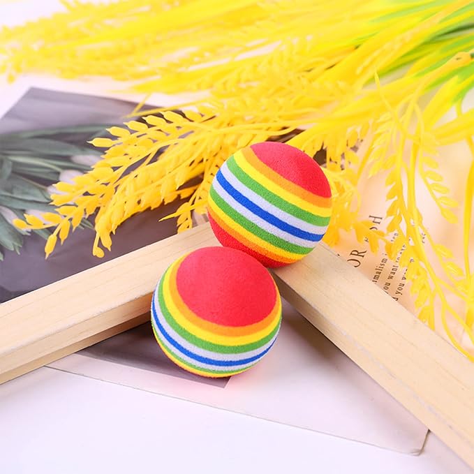 PET SHOW 50pcs 1.38" Cat Toy Balls Interactive - Image 4