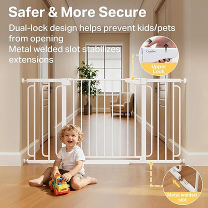 Cumbor 36.6-59" Extra Wide Baby Gate - Image 4