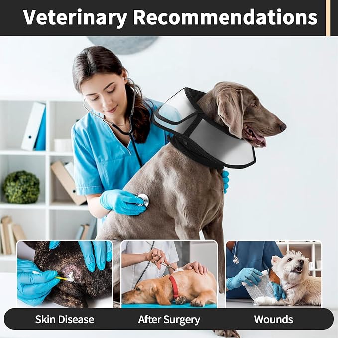 Allroaring Dog Cone Collar After Surgery, Soft Dog Cones - Image 6