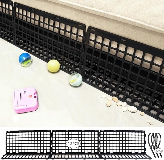 12 Pcs Under Couch Blocker for Bed Adjustable Furniture Plastic Under Bed by AIFONG