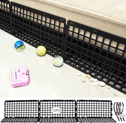 12 Pcs Under Couch Blocker for Bed Adjustable Furniture Plastic Under Bed by AIFONG