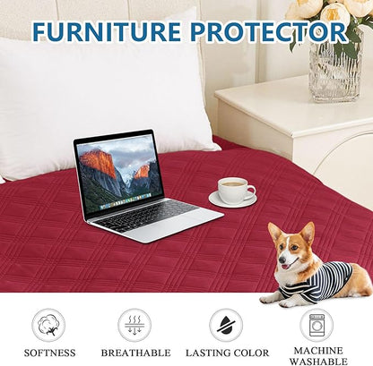 hyha Waterproof Dog Blanket, Reversible Pet Bed Blanket, Soft Sofa Couch Cover - Image 8