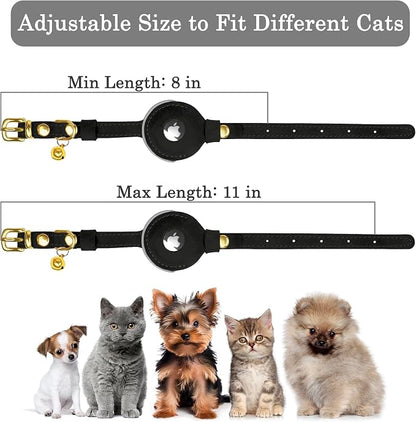 OOPSDOGGY Reflective Leather AirTag Cat Collar - Image 3