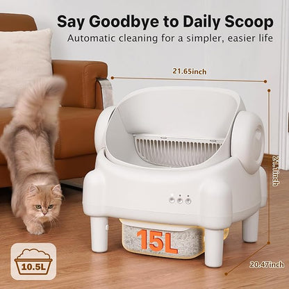 Self Cleaning Litter Box, Open Top Automatic Litter Box - Image 6