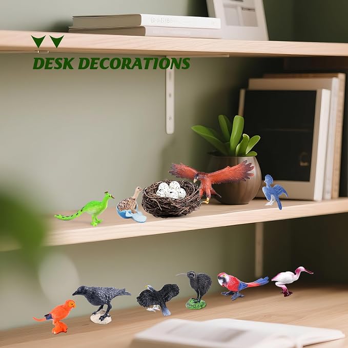 SIENON 23Pcs Birds Toys Playset - Image 5
