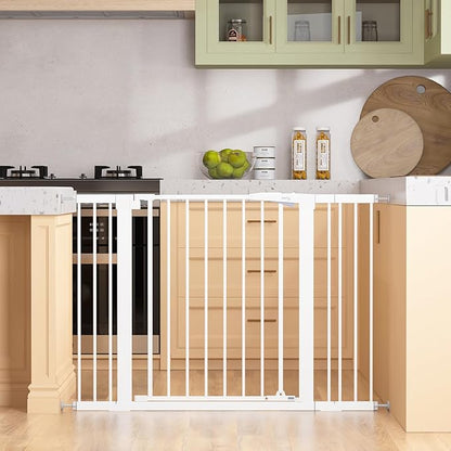 keny 29.7"-46" Baby Gate for Stairs, Auto Close Dog Gates for Doorways by keny
