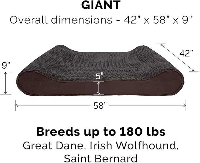 Furhaven Orthopedic Dog Bed for Extra Large Dogs w/ Removable Washable Cover - Image 2