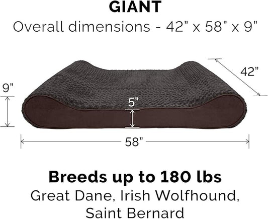 Furhaven Orthopedic Dog Bed for Extra Large Dogs w/ Removable Washable Cover - Image 2