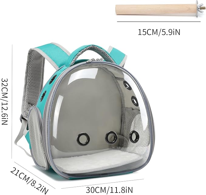 Portable Travel pet Backpack Carrier Hamster Bag Guinea Pig Bird Small Dog cat - Image 3