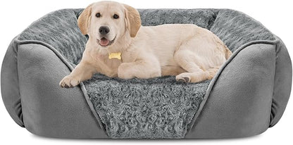 INVENHO Large Dog Bed Rectangle Washable Orthopedic Soft Calming Sleeping by INVENHO
