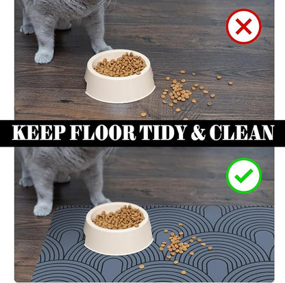 Dog Food Mats for Floors Absorbent, Pet Cat Food Mat - Image 4