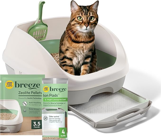 Purina Tidy Cats Litter Box System, BREEZE System Starter Kit Litter Box by PurinaTidyCatsLitter