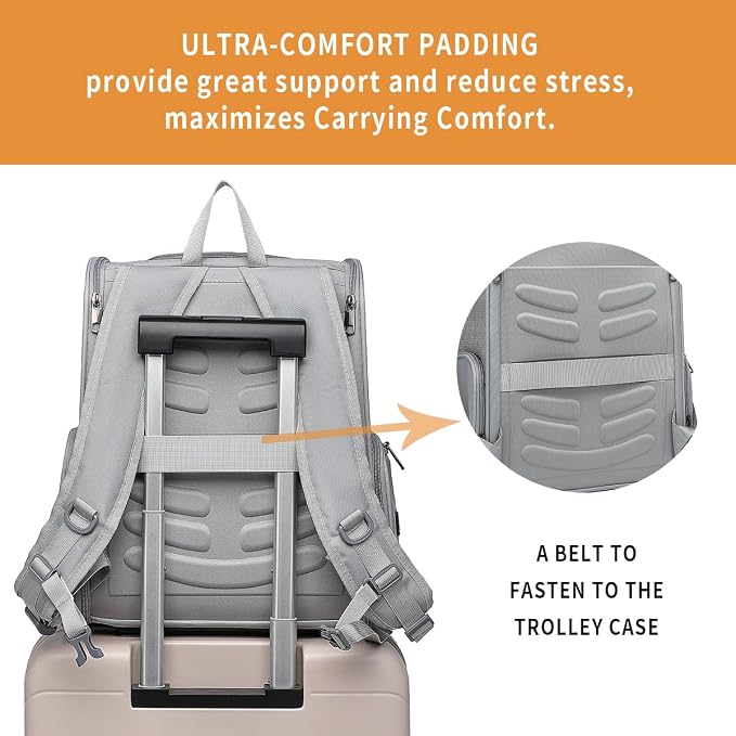 Cat Backpack Carrier for Small Dogs and Medium cat Puppy Kitten Bunny Pet - Image 8