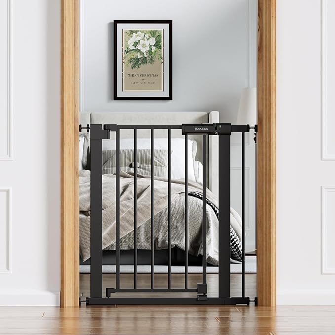 BABELIO Baby Gate for Doorways and Stairs, 26-31" Pet Gate by BABELIO