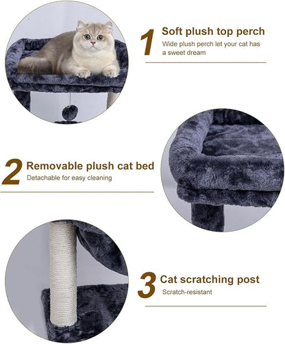 SYANDLVY Small Cat Tree for Indoor Cats, Activity Cat Tower - Image 6