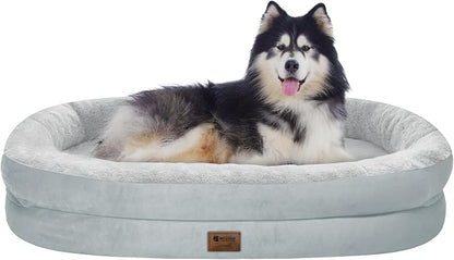 Orthopedic Waterproof Large Dog Bed: Memory Foam Washable Dog Bed by Wozoke