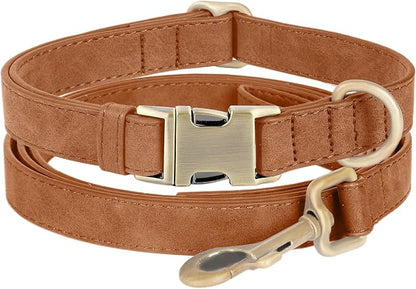 Genuine Leather Dog Collar by HOME