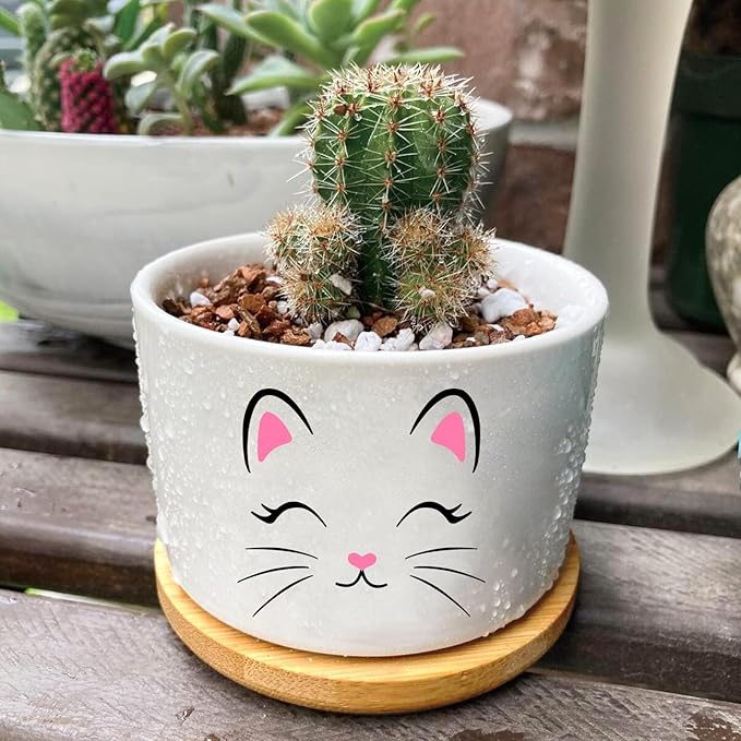 Window Garden Cat Planter Pots, Cat Loves Gifts - Image 6