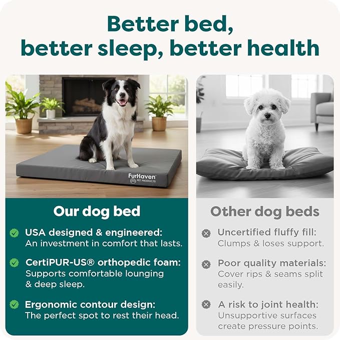 Furhaven Water-Resistant Orthopedic Dog Bed - Image 7
