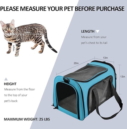 Henkelion Large Cat Carriers Dog Carrier Pet Carrier - Image 8