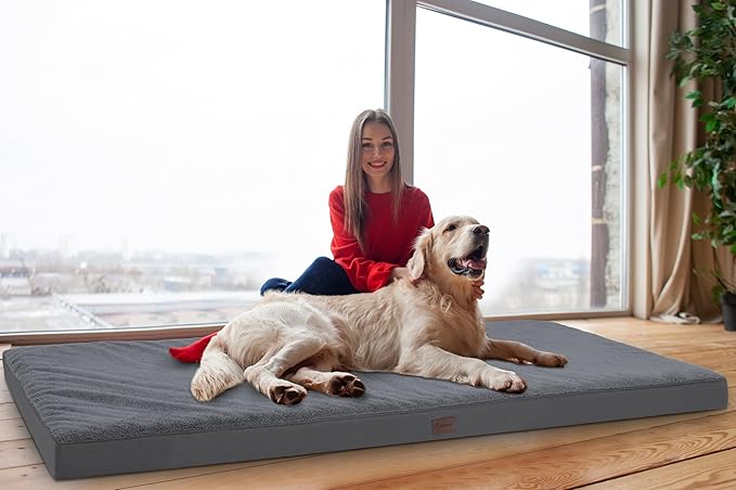 MIHIKK Waterproof Human Dog Bed Orthopedic Dog Beds - Image 6