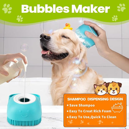 Comotech 3PCS Dog Bath Brush | Dog Shampoo Brush |Scrubber - Image 3