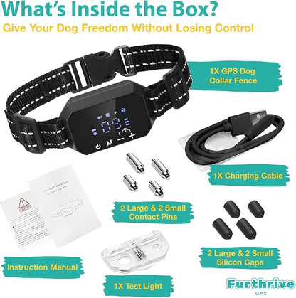 Furthrive GPS Dog Collar, Wireless Dog Fence 100–3280 ft Circular Boundary - Image 7