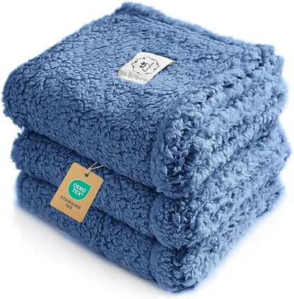 Luciphia 1 Pack 3 Calming Dog Blanket Fluffy Premium Fleece Pet Blankets Soft by luciphia