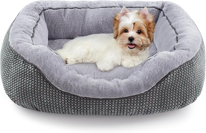 INVENHO Small Dog Bed for Small Dogs, Cat Beds for Indoor Cats Washable by INVENHO