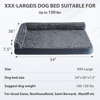 BFPETHOME Orthopedic Dog Beds for Large Dogs-Waterproof Sofa Dog Bed - Image 5