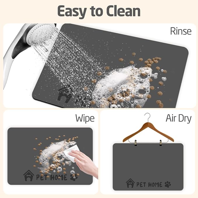 Pet Feeding Mats-Absorbent Dog Mat - Image 4