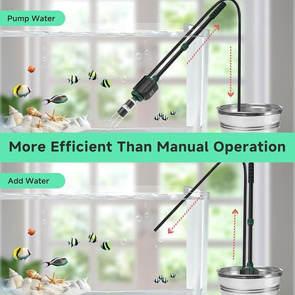 AQQA Fish Tank Cleaner, 34W 600GPH DC Gravel Vacuum - Image 5