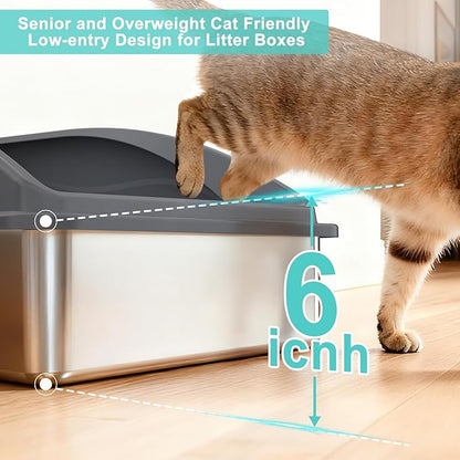 Stainless Steel Litter Box Extra Large - Image 4