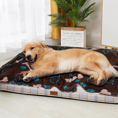 Dog Blanket for Small Dogs Washable-Soft Fluffy Puppy Blanket - Image 5