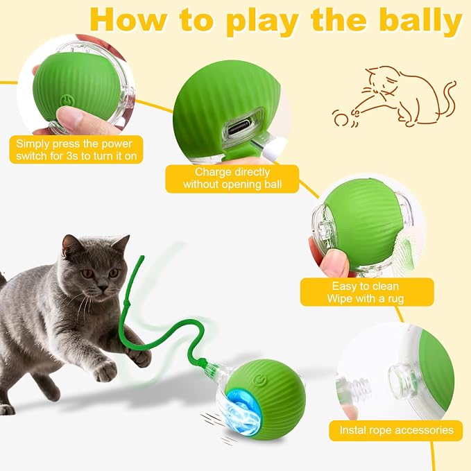 2-Pack Interactive Cat Toys Ball - Image 8
