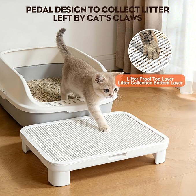 Adjustable Cat Step Ramp, Double Layer Litter Box Step - Image 5