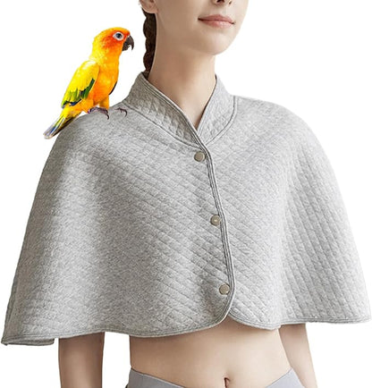 QBLEEV Parrot Anti-Scratch Shoulder Protector, Bird Diaper Poop Cover Pad by QBLEEV