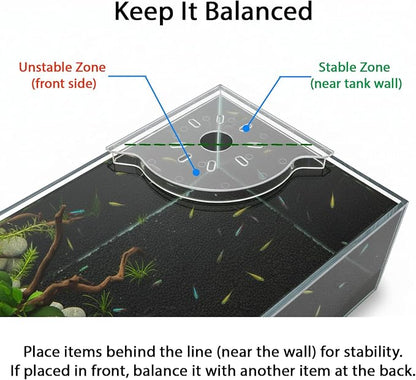 Aquarium Plant Holder for Rimless Fish Tank – 2 Pcs Corner Shelf for Fish Tank - Image 7