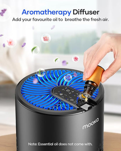 Air Purifiers for Bedroom Home, MOOKA HEPA Air Purifier for Home Pets - Image 5