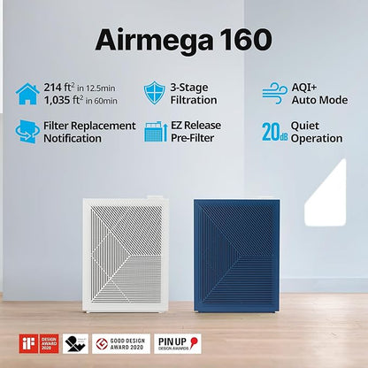 COWAY Air Purifiers for Home Bedroom up to 1, 035ft² - Image 2