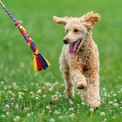 Flirt Pole for Dogs-Interactive Lures Durability Rope, Chase and Tug of war - Image 3