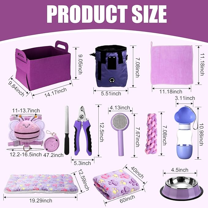 Abbylike 50 Pcs Puppy Supplies Starter Kit - Image 4