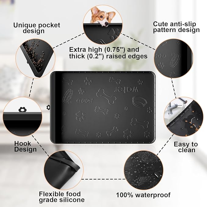 Dog Food Mat - Silicone Dog Mat - Image 4