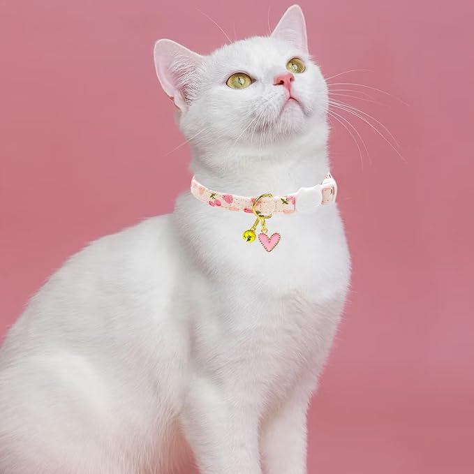 2 Pack Cotton Breakaway Cat Collars Set - Image 8