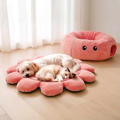 Cat Tunnel Bed with 20 Cat Toys, Collapsible Play Tunnel - Image 8